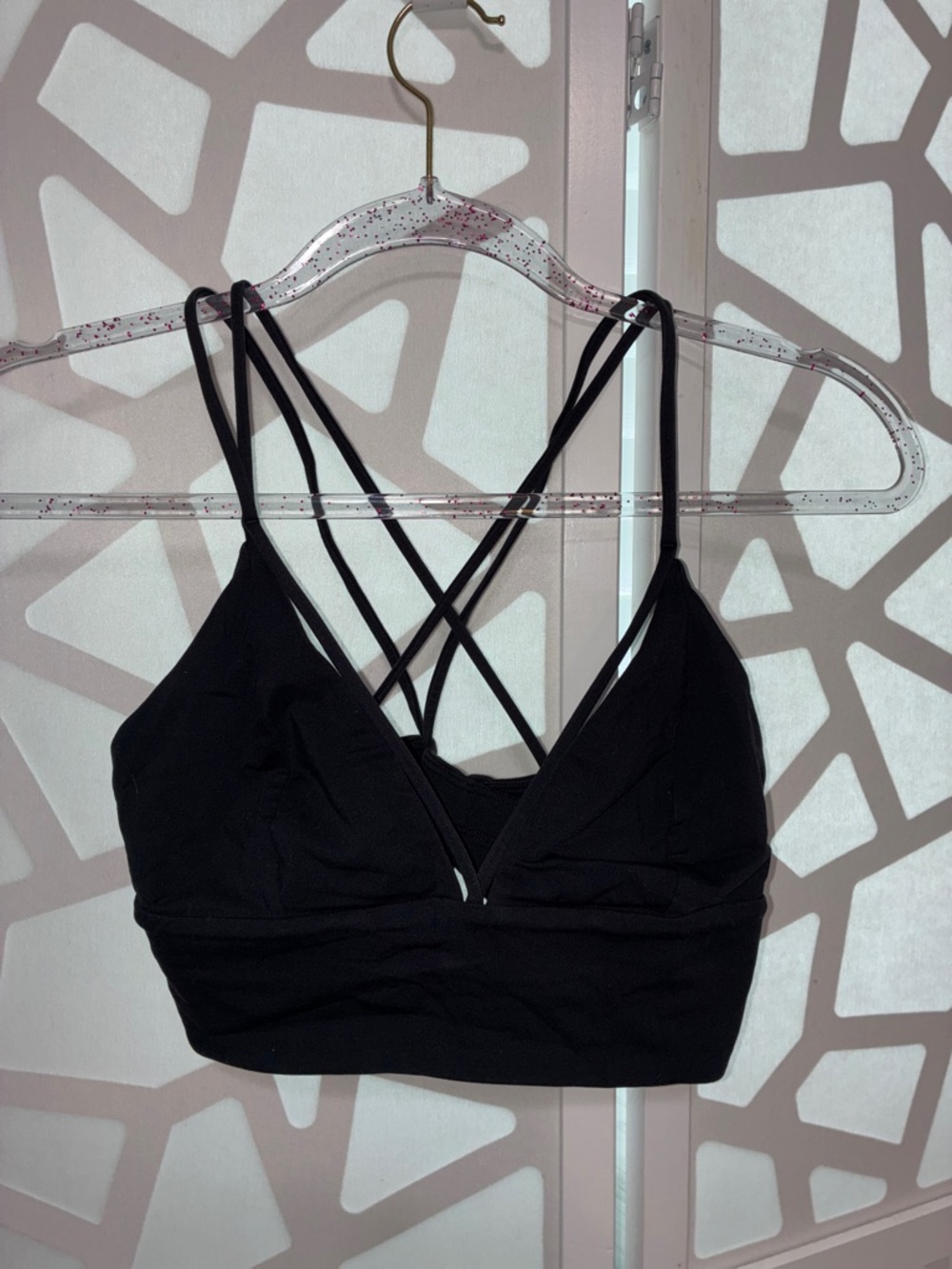 lululemon athletica Black Strappy Sports Bra
